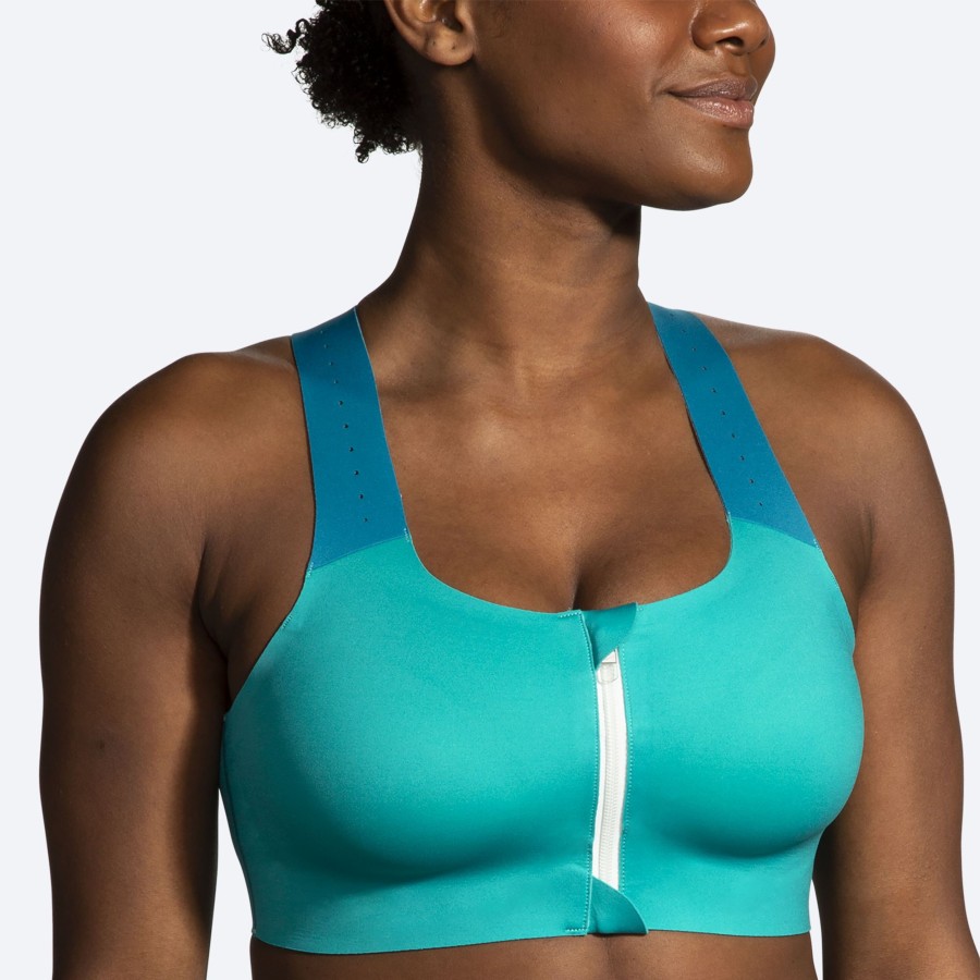 Women Brooks Running Sports Bras | Zip 2.0 Sports Bra