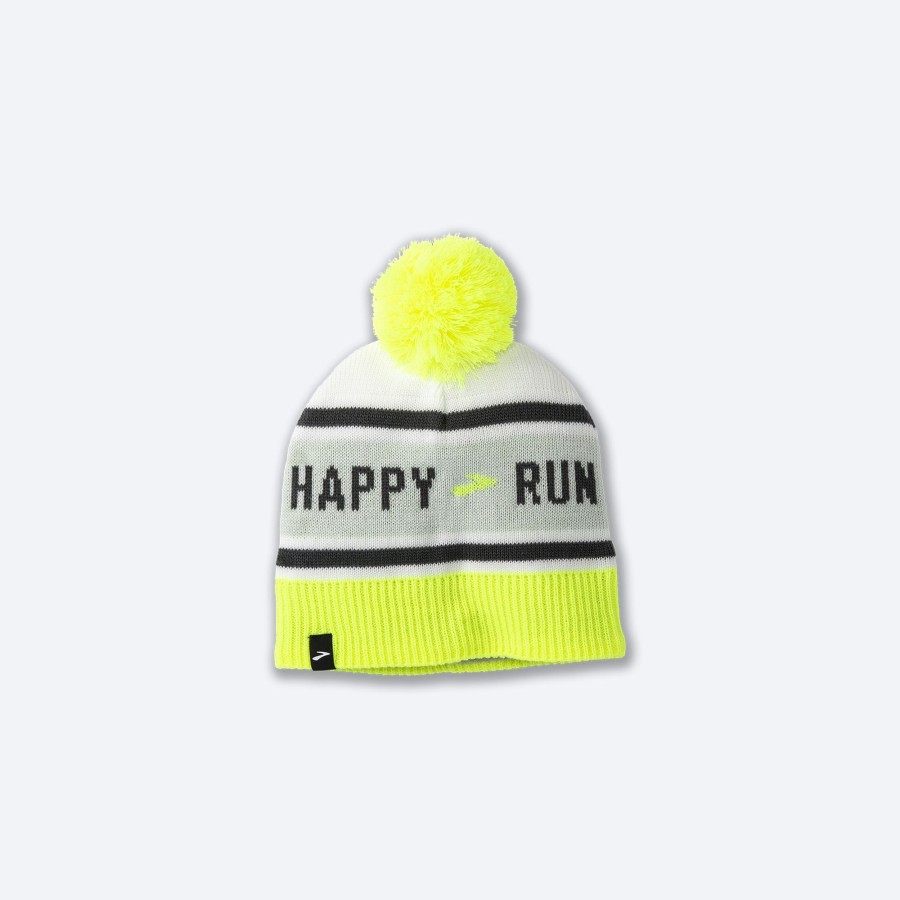 Women Brooks Running Accessories | Heritage Pom Beanie