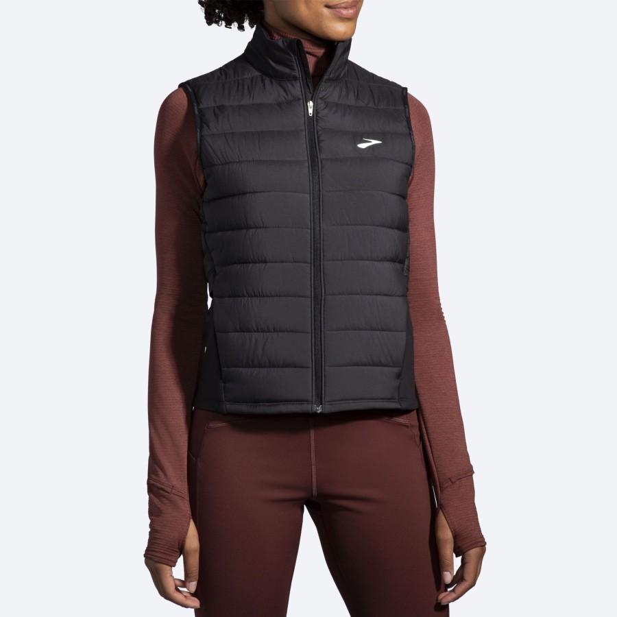 Women Brooks Running Outerwear | Shield Hybrid Vest 2.0