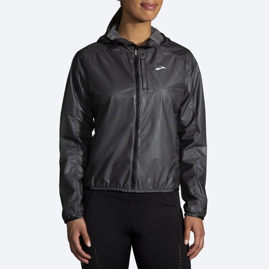 Women Brooks Running Outerwear | All Altitude Jacket