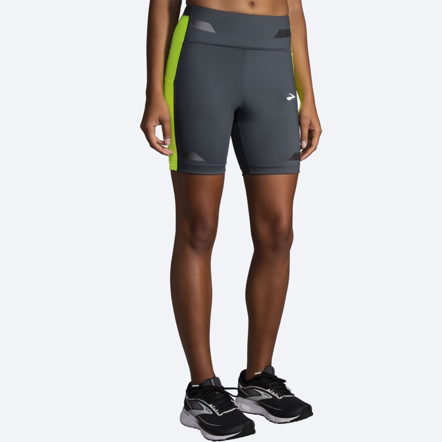 Women Brooks Running Shorts | Run Visible 6" Short Tight