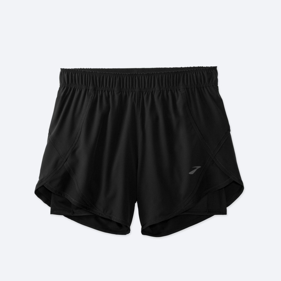 Women Brooks Running Shorts | Chaser 5" 2-In-1 Short