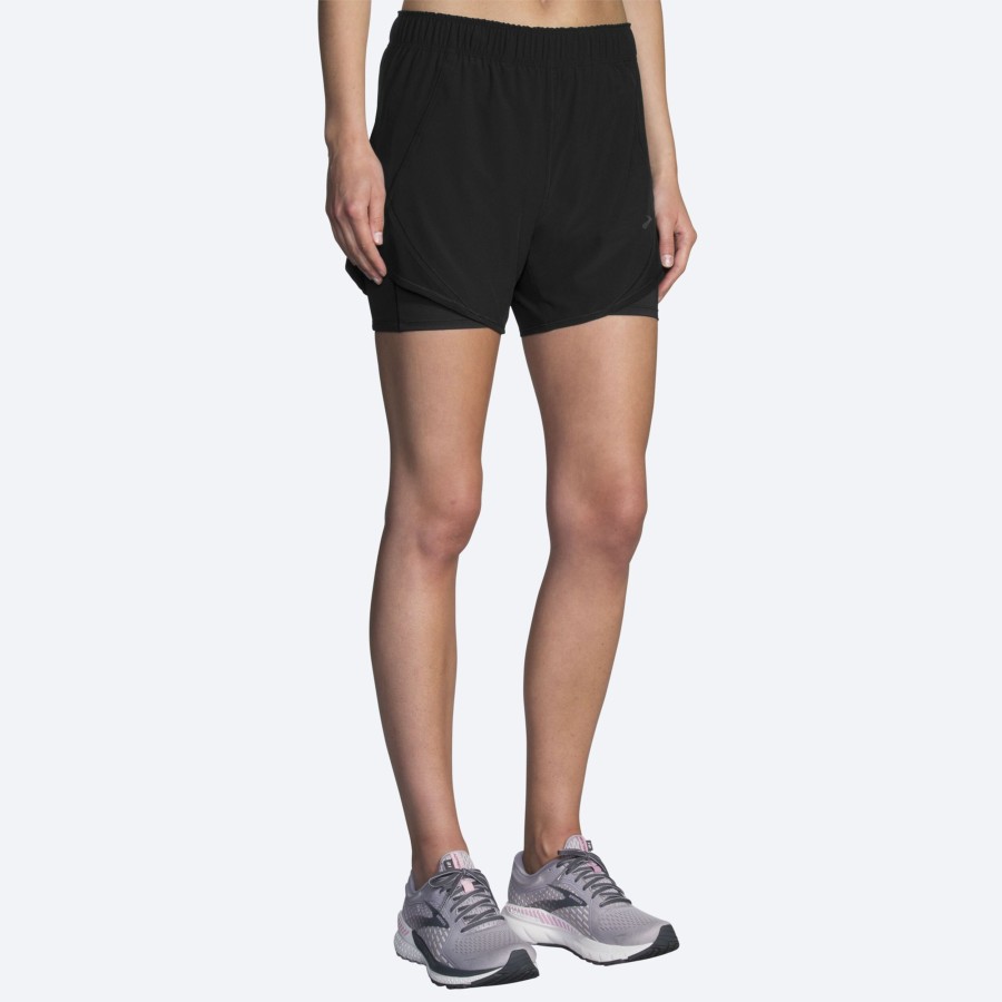 Women Brooks Running Shorts | Chaser 5" 2-In-1 Short