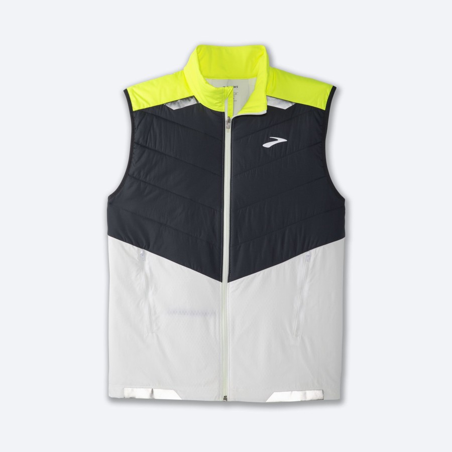 Men Brooks Running Outerwear | Run Visible Insulated Vest