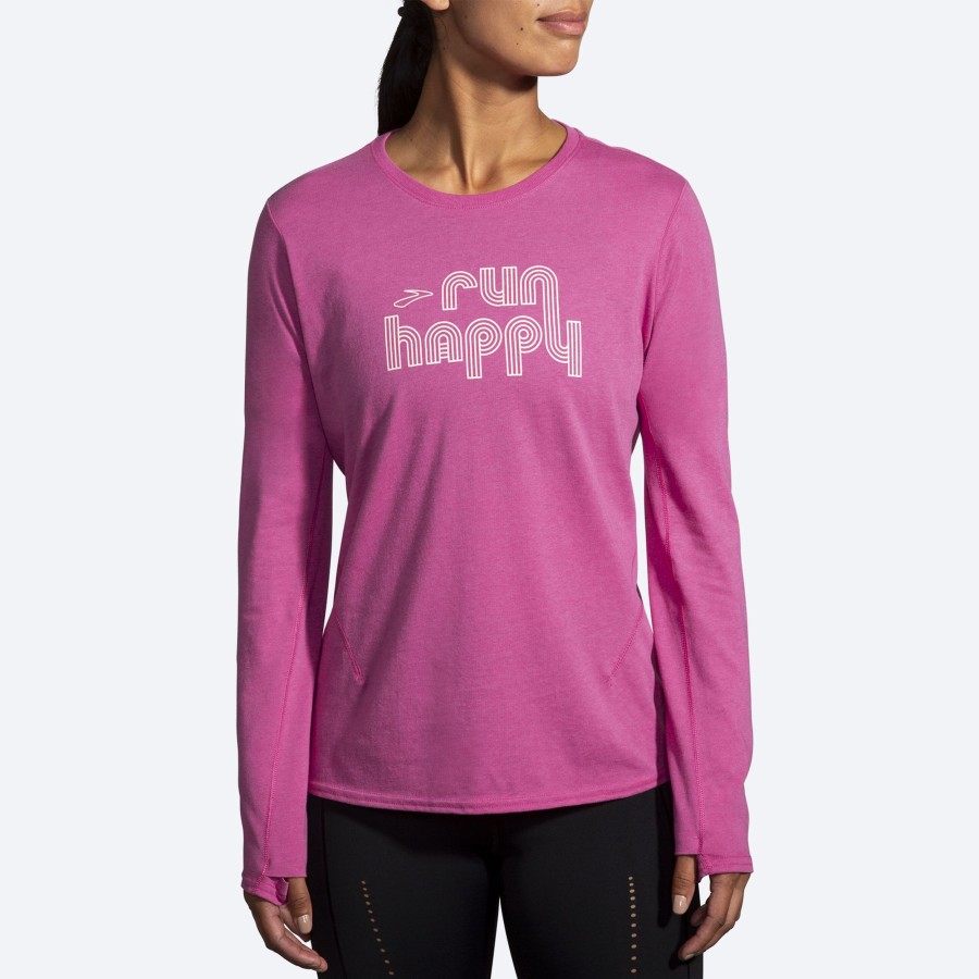 Women Brooks Running Tops | Distance Long Sleeve 2.0