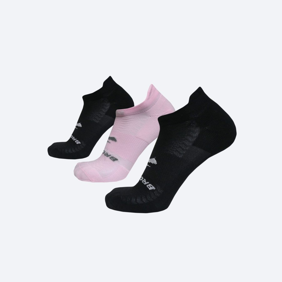 Women Brooks Running Socks | Run-In No Show 3-Pack