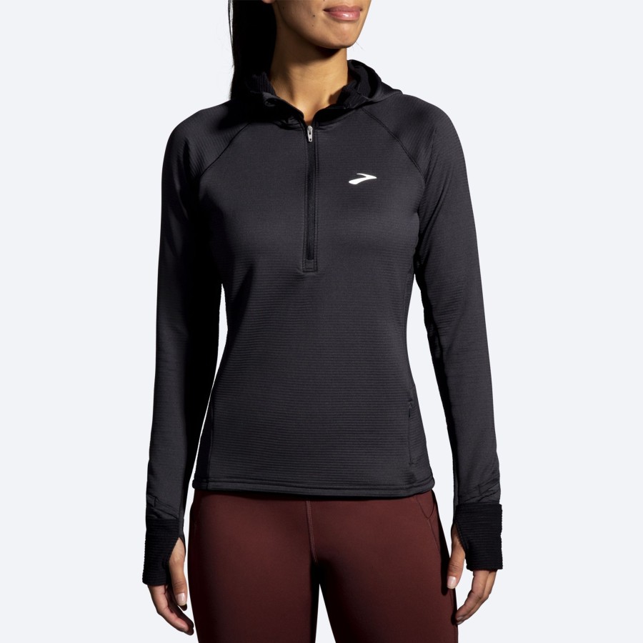 Women Brooks Running Tops | Notch Thermal Hoodie 2.0