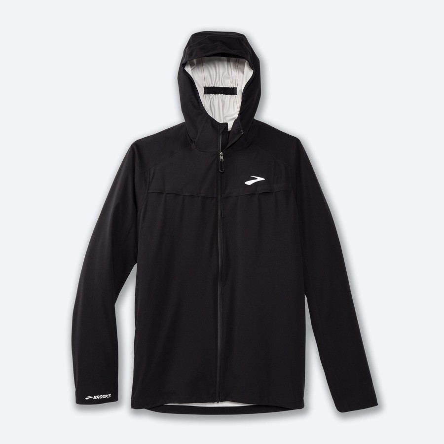 Men Brooks Running Outerwear | High Point Waterproof Jacket