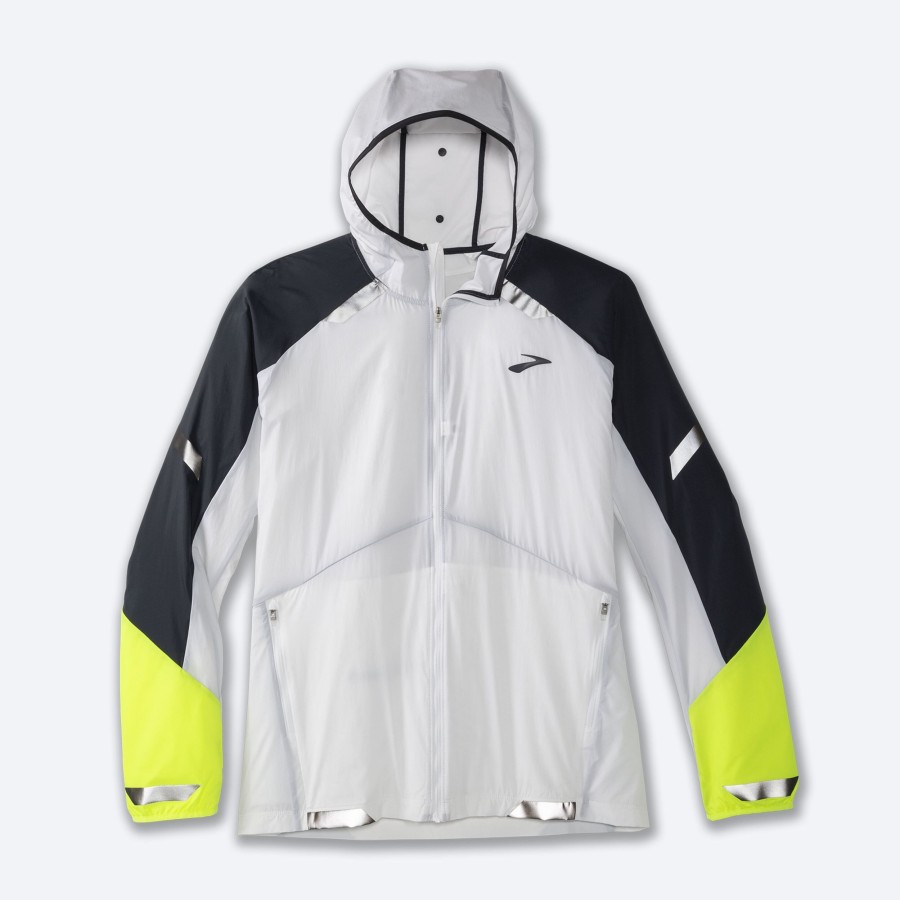 Men Brooks Running Outerwear | Run Visible Convertible Jacket