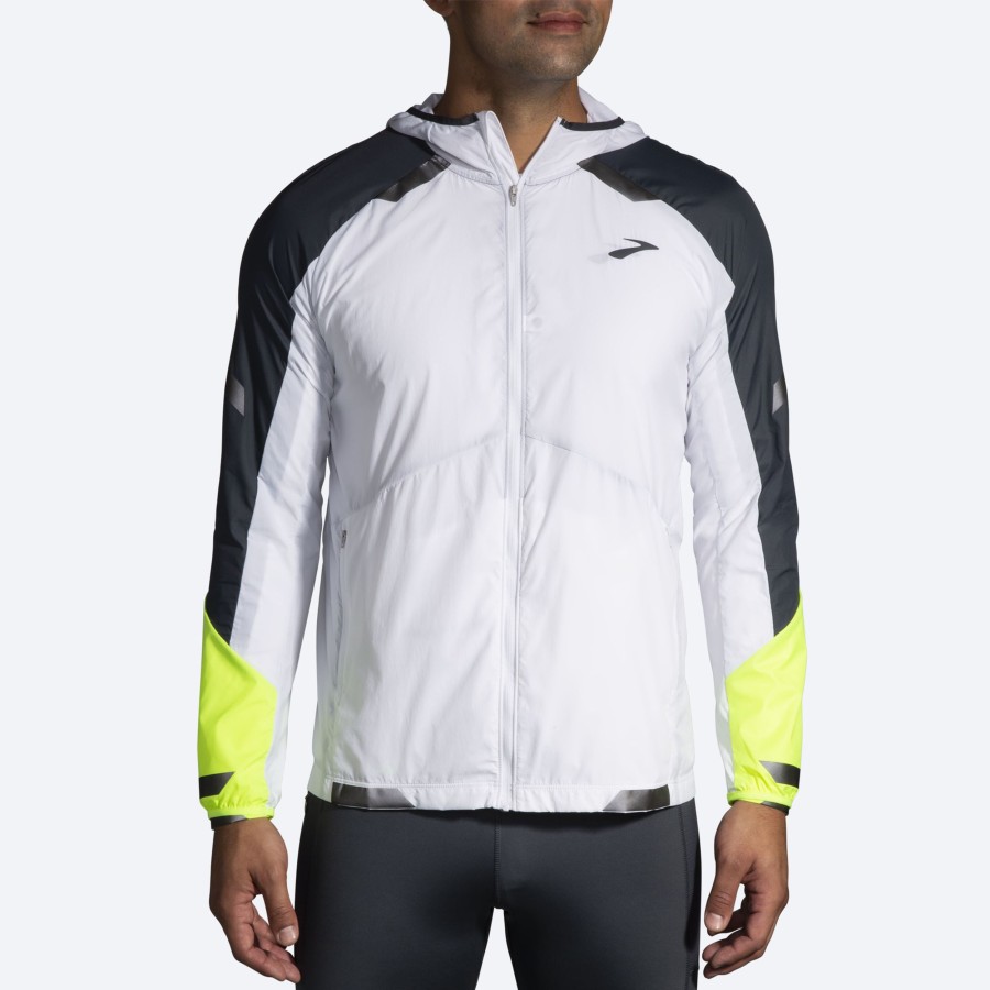 Men Brooks Running Outerwear | Run Visible Convertible Jacket