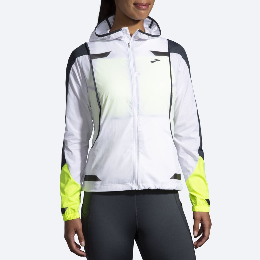 Women Brooks Running Outerwear | Run Visible Convertible Jacket